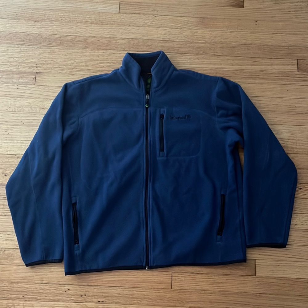 Timberland fleece full zip sweater jacket